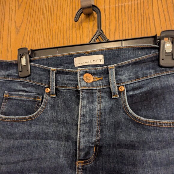 Loft Sustainable Style Skinny Jeans- Size 28/6 - Picture 2 of 5